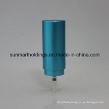 18/415 Aluminum Blue Perfume Pump with Aluminum Cap